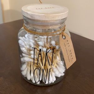 Rae Dunn ‘Take One’ cotton swab holder